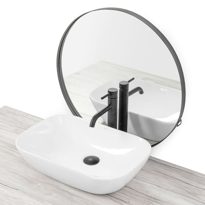 Lavabo Da Appoggio Rea Claudia 9447 White