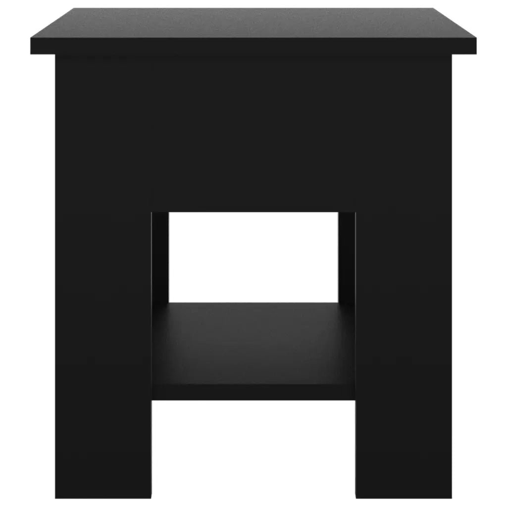 Tavolino da Salotto Nero 40x40x42 cm in Legno Multistrato 810272