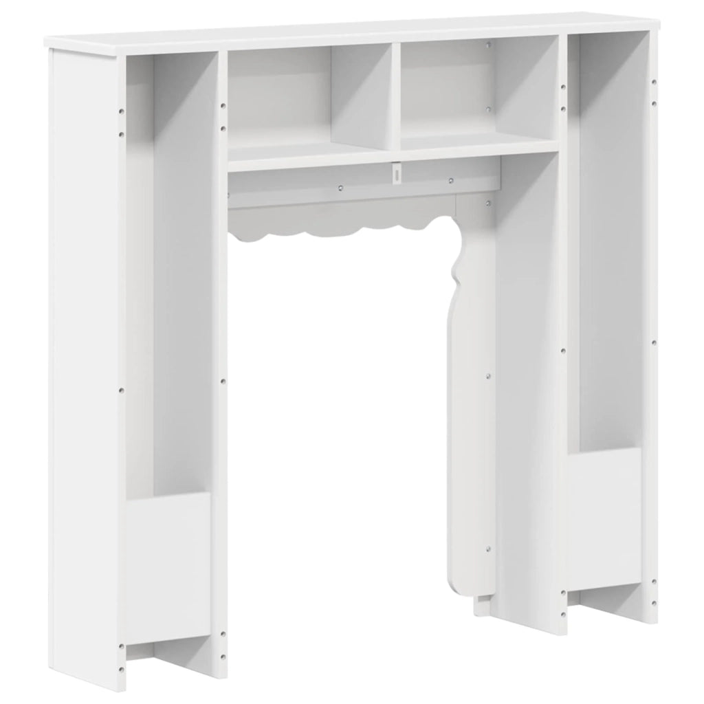 Cornice per camino Bianco Lucido 93 x 20 x 89 cm 8006628