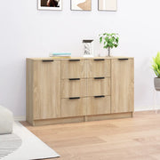 Credenze 2 pz Rovere Sonoma 60x30x70 cm in Legno Multistrato 3115790