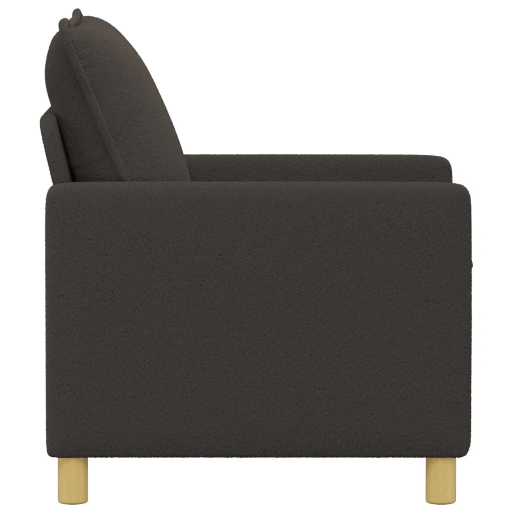 Divano Grigio Scuro 76 x 81 x 87,5 cm Tessuto