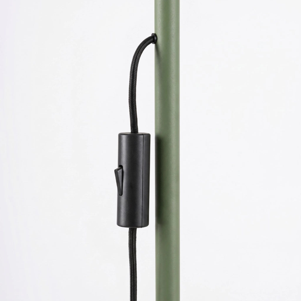 Lampada da terra KARBON 3 verde oliva