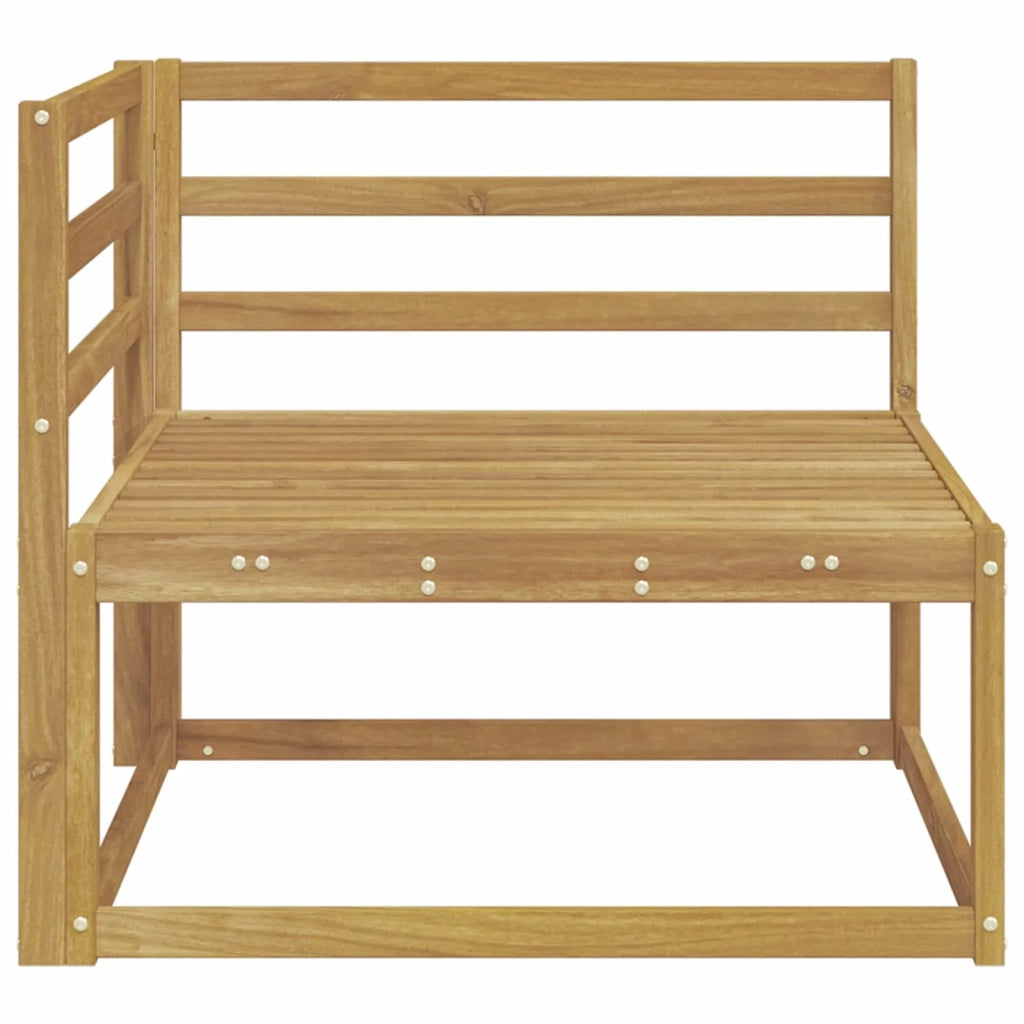 Divano angolare da esterno Bianco 83 x 83 x 73 cm