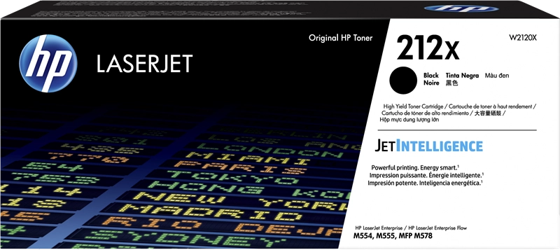 HP Cartuccia toner nero originale LaserJet 212X ad alta capacità