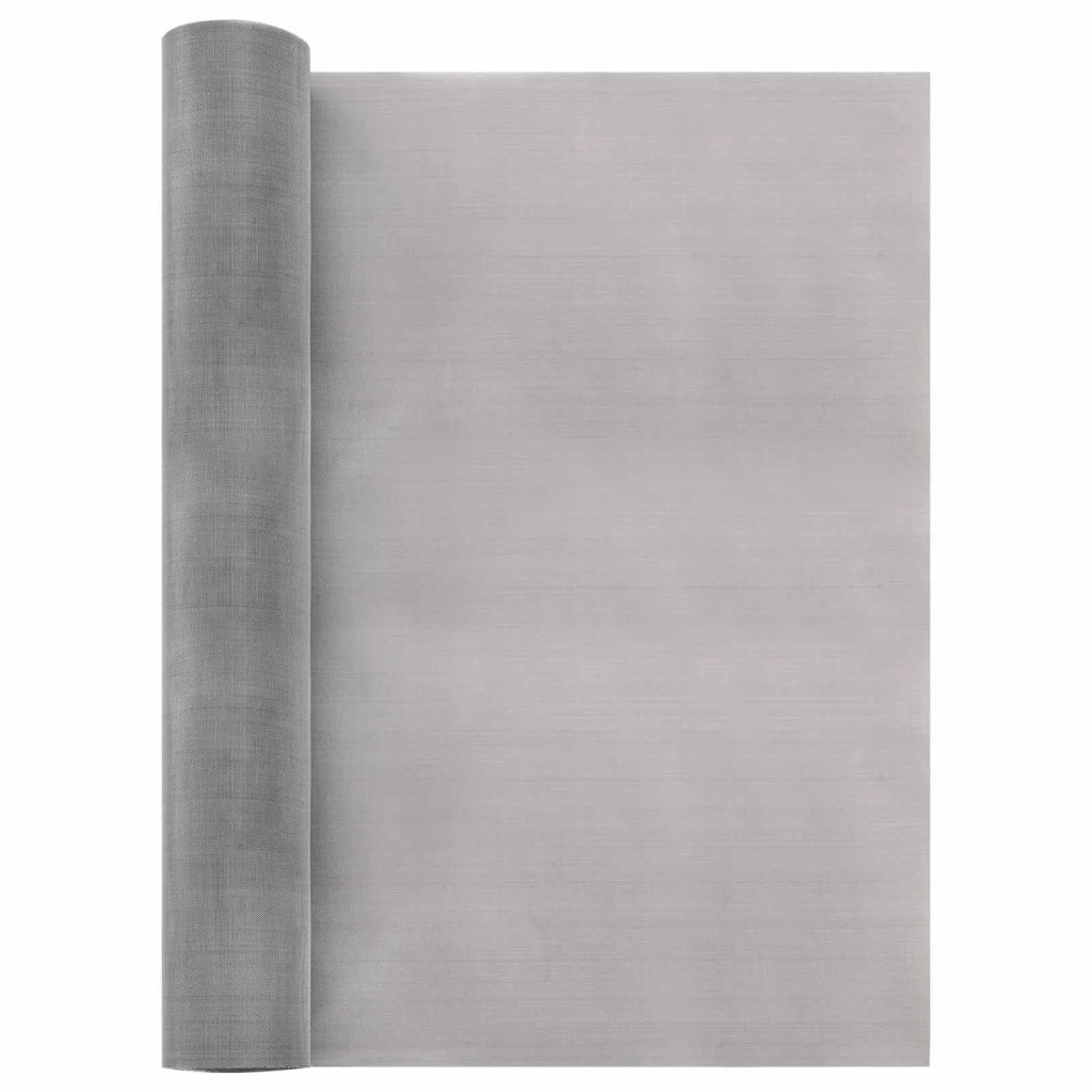 Rete per schermatura 40 x 1000 cm 60 Mesh Argento 42039567