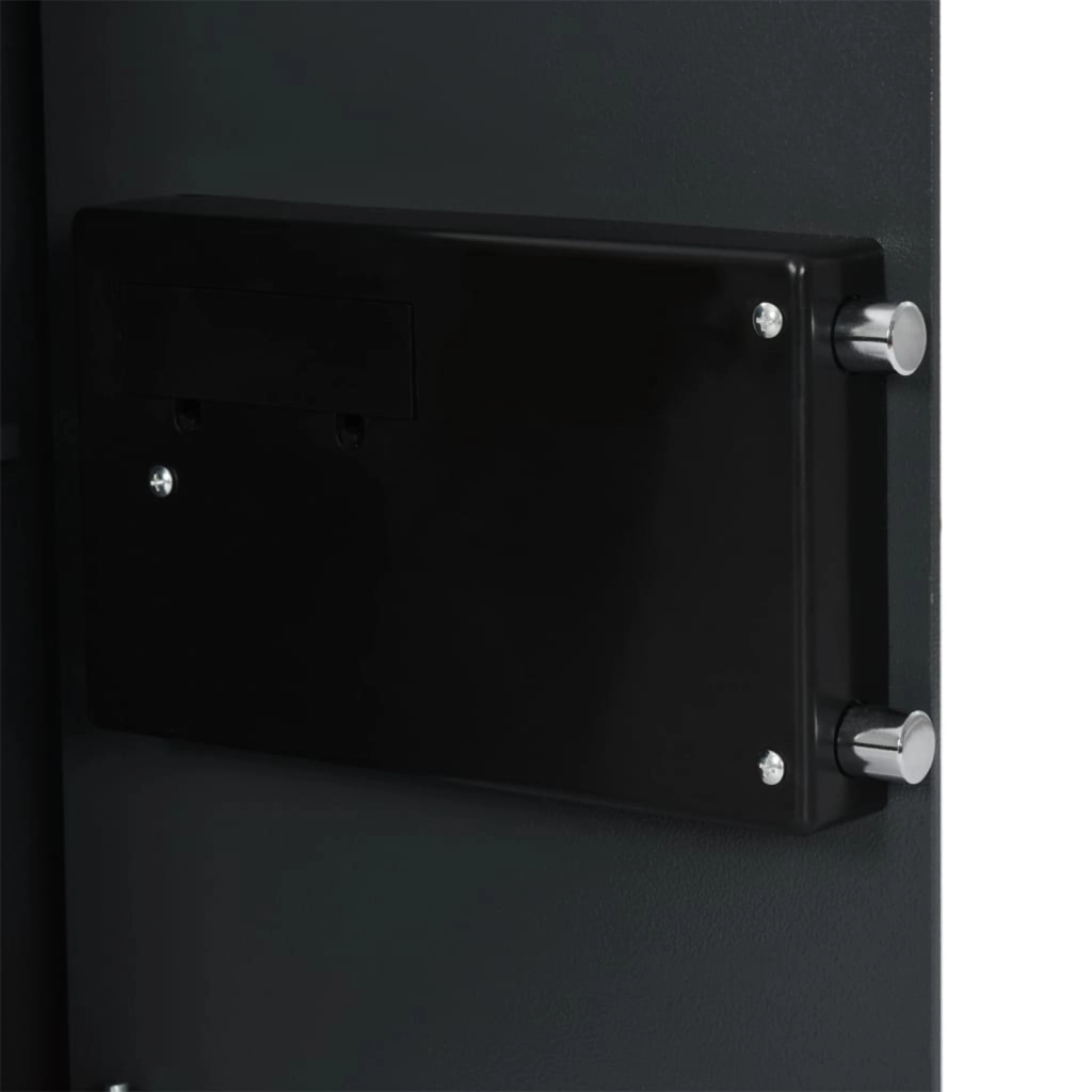 Cassaforte Elettronica Digitale con Blocco per Impronte 31x35x50 cm Acciaio