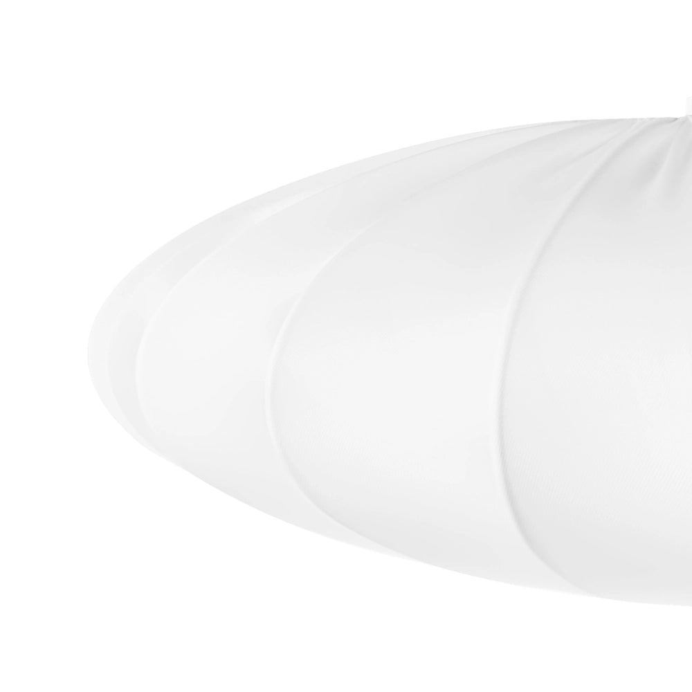 Lampada a sospensione con paralume in nylon bianco Design moderno Luce per il soggiorno