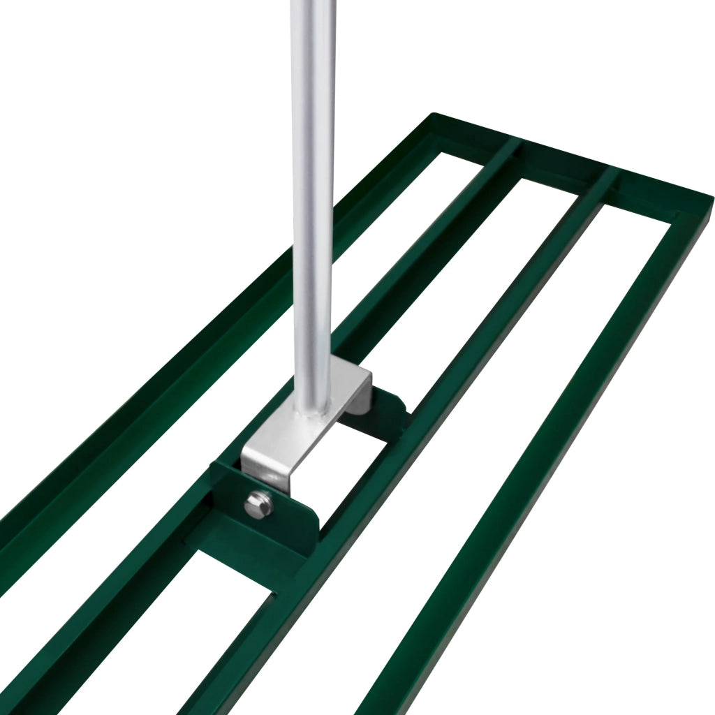 Set 2-in-1 Arieggiatore e Livellatore Prato - Verde, Acciaio Zincato, Manico 2m