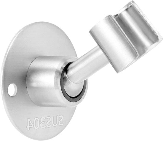 Supporto per docciaschiuma universale in acciaio inossidabile 304 - Regolabile e con possibilità di montaggio - Accessorio per la stanza da bagno