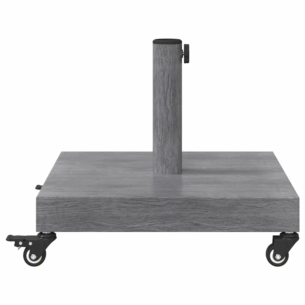 Base per ombrellone Aspetto Legno Grigio Scuro CFW8548195