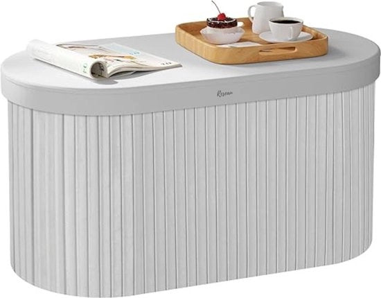 Cassettiere - Cassa di Stoccaggio Interna - Banca con Syste di Stoccaggio - Cassa con Coperchio - Cassa per Giochi per Bambini - Per Camera da Letto e Salotto - Grigio