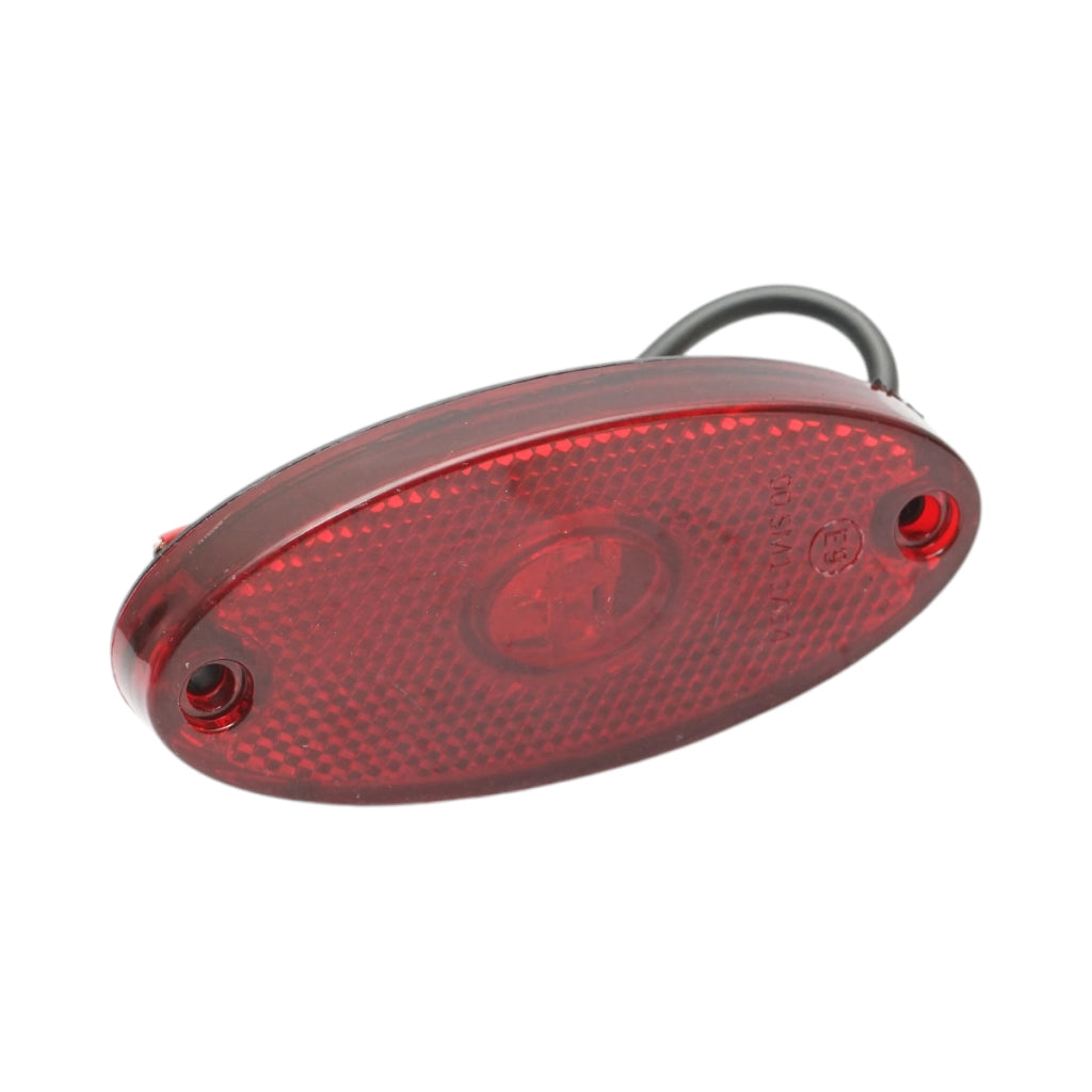 Luce di posizione laterale ovale a LED 12-24V rossa 100x45x14mm Breckner Germany
