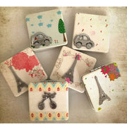 Trade Shop - Specchietto Specchio Da Borsa Borsette Per Donna Make Up Richiudibile Idea Regalo -