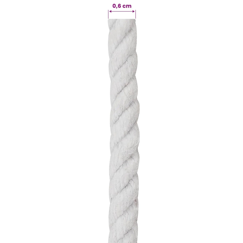 Corda Bianco 0,6 x 0,6 x 50000 cm Cotone 42011852