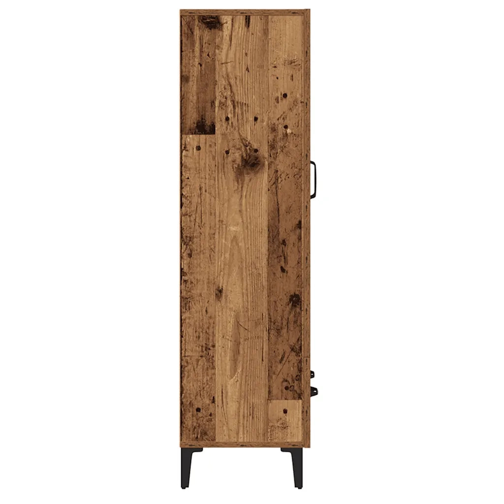 Credenza-Buffet-Armadio da cucina Legno Antico 70x31x115 cm in Legno Multistrato 328872