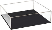 Vetrina 30 x 25 x 10cm - Scatola di Protezione in Materiale Resistente - Cubo di Presentazione - Per Figurine/Giocattoli - Conservazione a Casa - Transparente