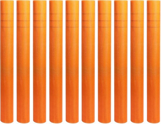 Stucco a rete 1000m² rete armatura tessuto per pareti interne ed esterne 4x4 mm 165 g/m² arancione