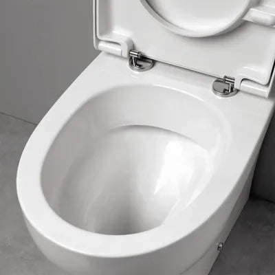 Sanitari filo muro scarico traslato rimless Azzurra serie Pratica