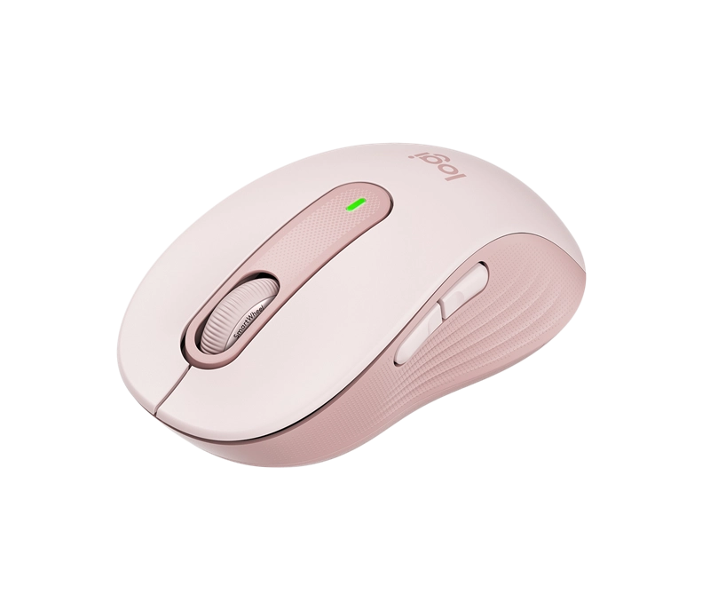 ORIGINAL Logitech Accessori per computer Rosa 910-006254 Signature M650 Maus Logitech Signature M650 Mouse Wireless - Per Mani di Piccole Dimensioni, Durata Batteria 2 anni, Clic Silenziosi, Tasti Personalizzabili, Bluetooth, Compatibilità Multidispositi