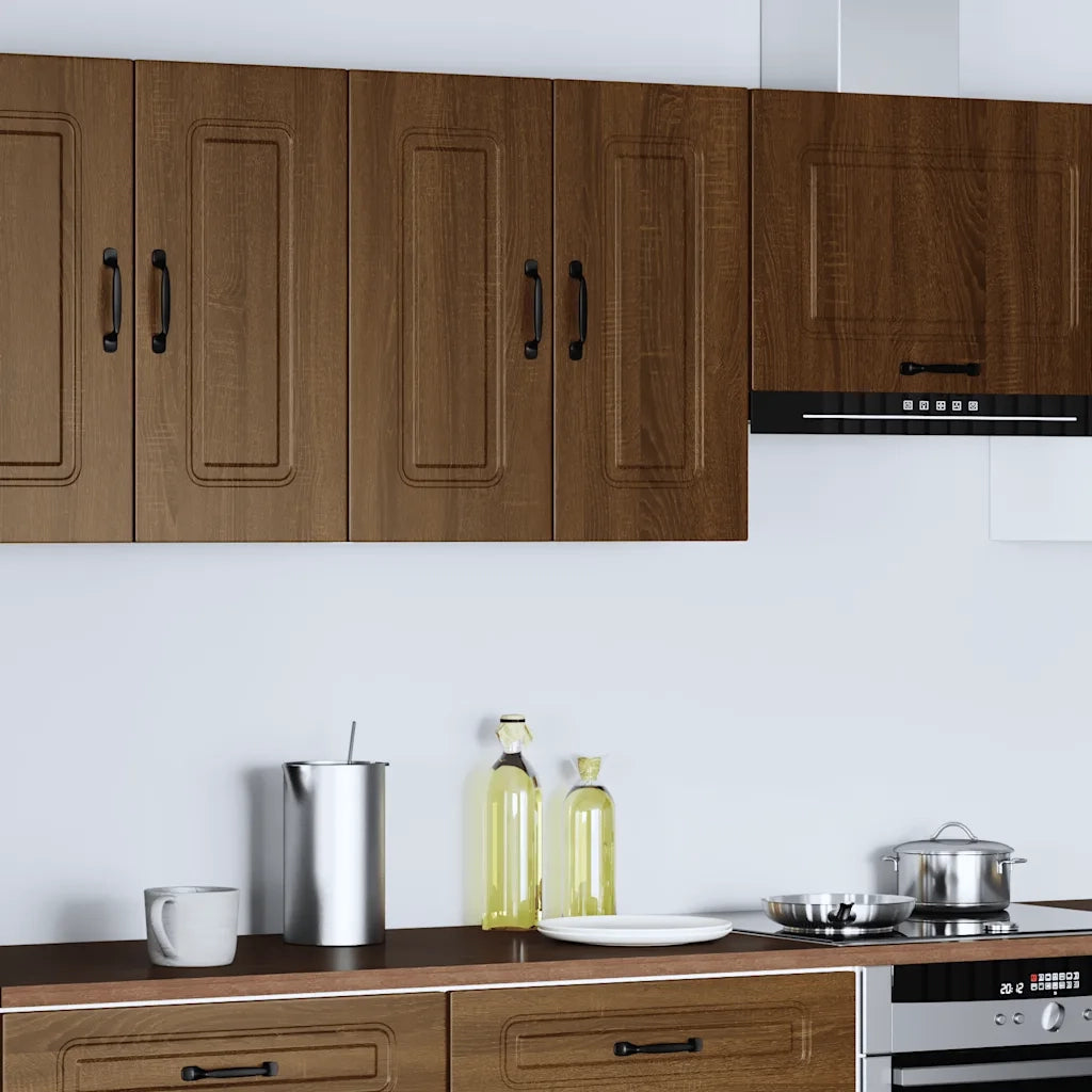 Pensile da Cucina | Mobile da Cucina Kalmar Rovere Marrone in Legno Multistrato
