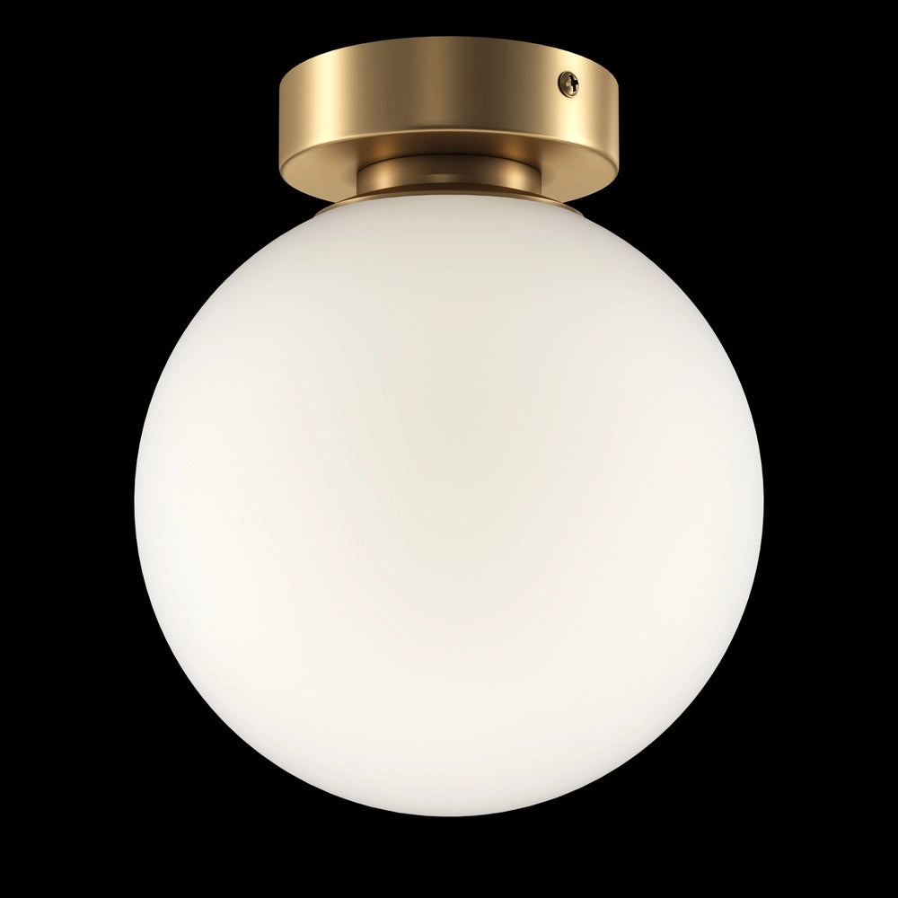 Applique Contemporanea Basic Form Media In Metallo Colore Oro 1 Luce