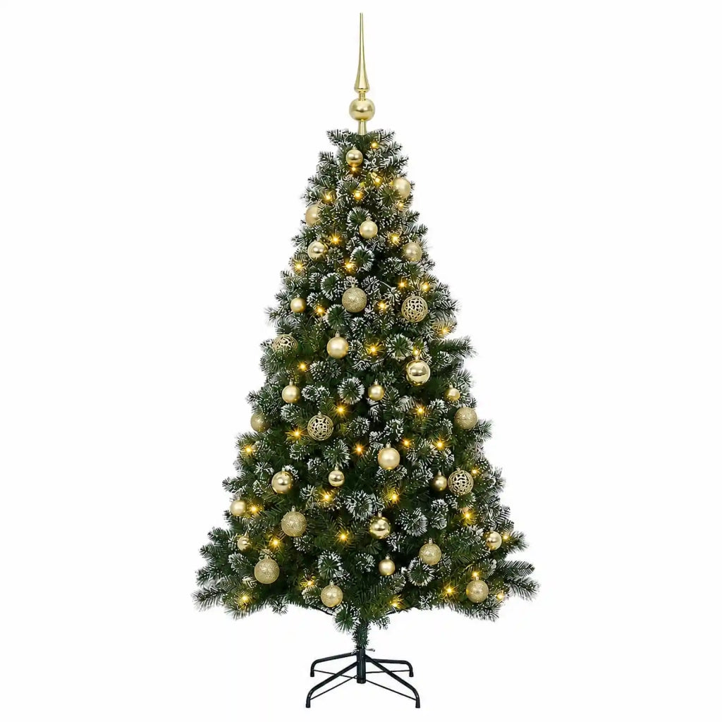 Albero di Natale Artificiale con Pallina 150 cm 150 LED 3461266