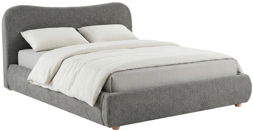 Letto Maido Teddy in tessuto 160x200 cm 1