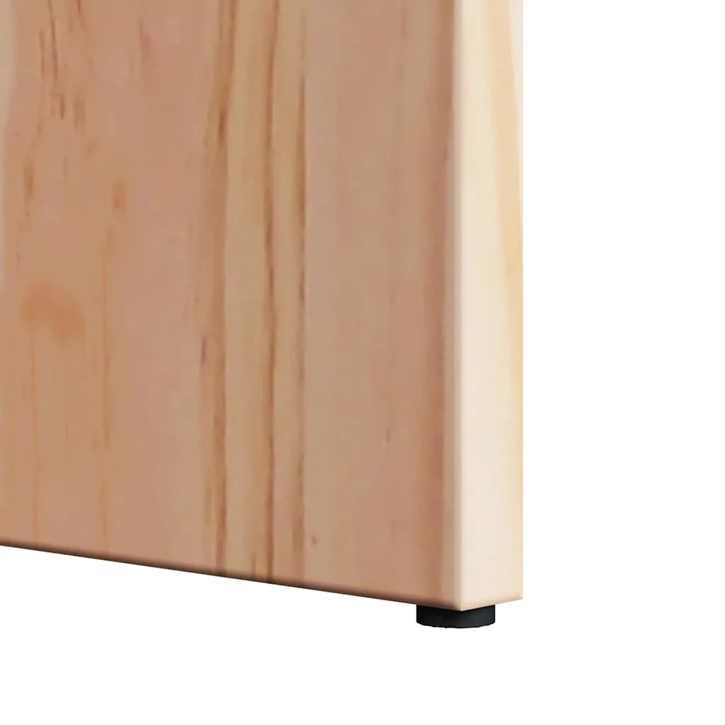 vidaXL Tavolino da salotto 2 pcs Naturale 49 x 49 x 28 cm
