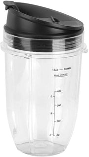 Bicchiere di Riciclo 600 ml - Coperture/Accessori - Riciclabile - ABS/PC - Translucido - Adatto per Nutri BlendMax - Bicchiere per Miscelazione
