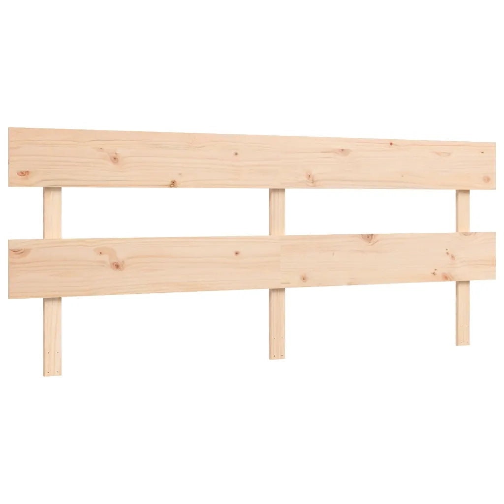 Letto per Anziani con Testiera Bianco Super King Legno Massello 3195366