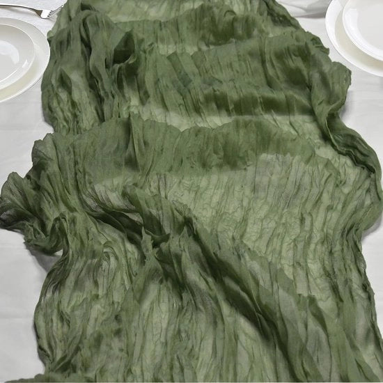Set di 6 tovaglioli in stoffa di lino, tovagliato, matrimonio, stoffa di lino rustica per matrimonio, decorazione da tavola, matrimonio, tovagliato in tulle, tavola da matrimonio boho o rustica, verde