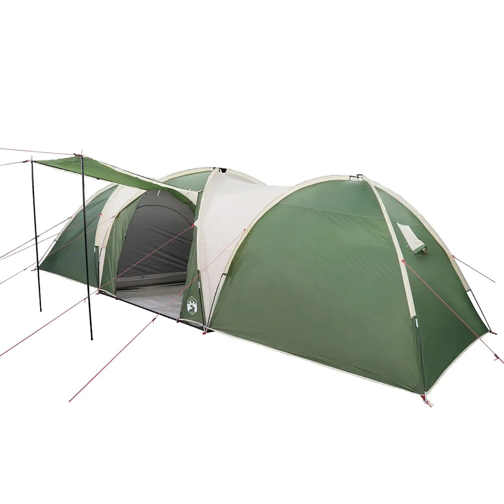 Tenda da Campeggio a Cupola per 8 Persone Verde Impermeabile 4009428