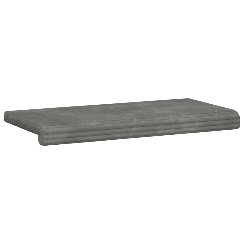 Cuscino per panchina Corduroy Morbido Grigio Chiaro 42043296
