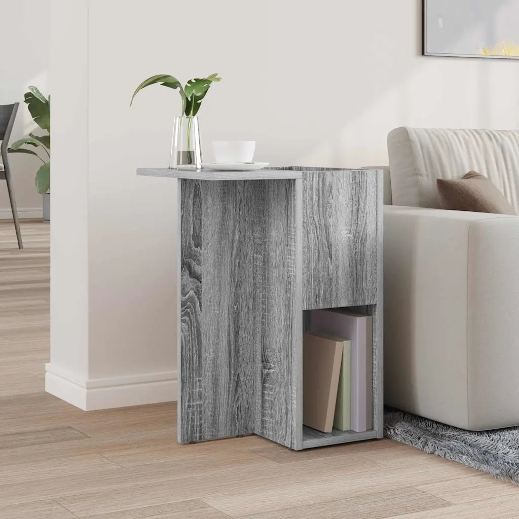 Tavolino | Tavolo laterale Grigio Sonoma 35 x 40 x 55 cm Legno multistrato