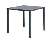Cheonda - Tavolo Garda autolivellante in acciaio Greenwood 80x80 Materiale: Acciaio, Colore: Antracite