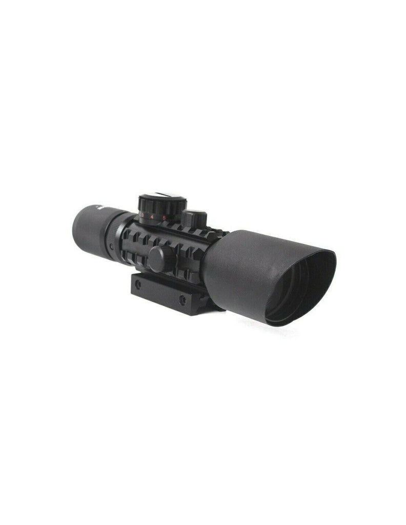 MIRINO OTTICO PRECISIONE PER FUCILE CARABINA RETICOLO ILLUMINATO 3-10x40 Mod. M9