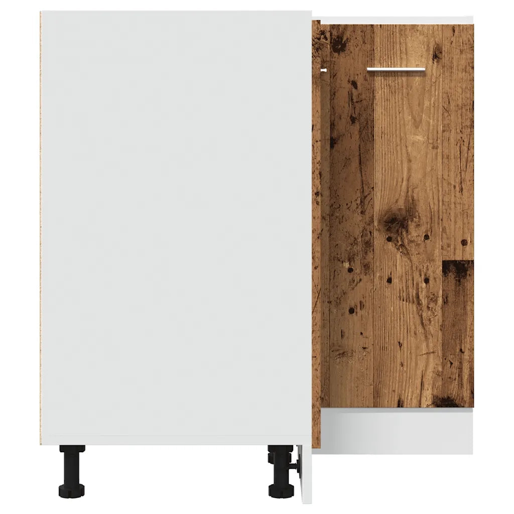 vidaXL Armadietto Cucina “Lyon” Legno Antico 75,5x75,5x81,5 cm
