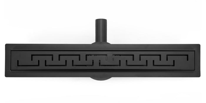 Canalina Di Scarico Rea Greek Pro Black Matt 90