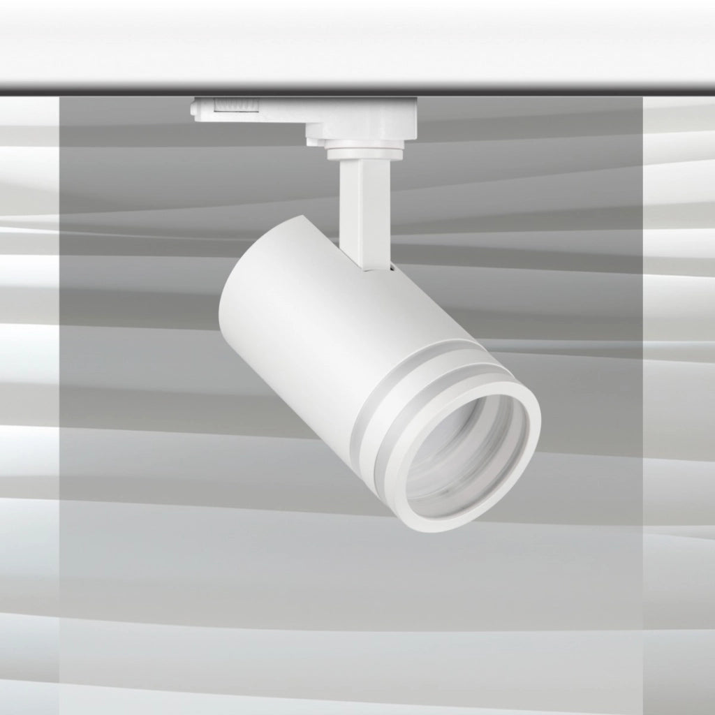 Faretto binario 3F bianco GU10 10W Milano Polux 327871