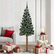 Albero di Natale snodato con 300 LED con supporto Verde 180 cm 3394900