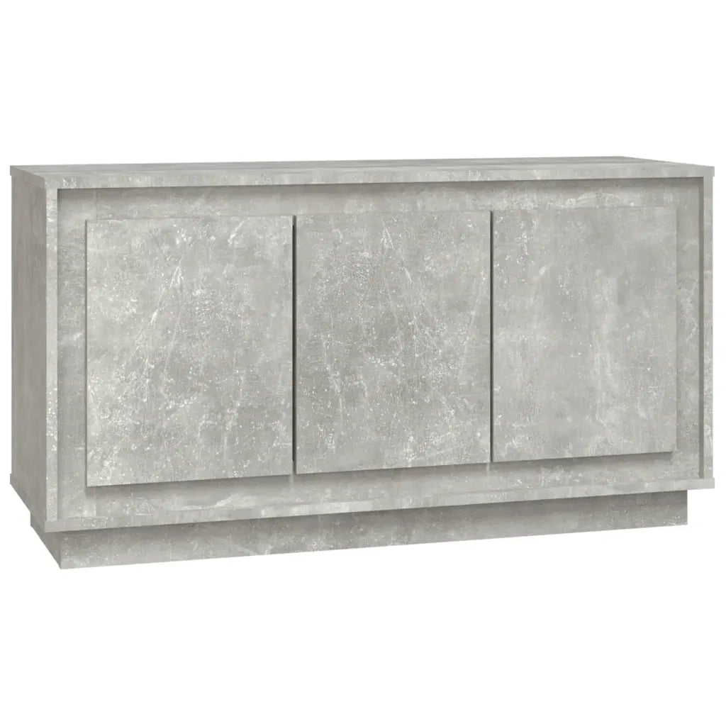Credenza Grigio Cemento 102x35x55 cm in Legno Multistratocod mxl 105237