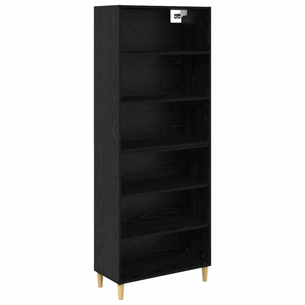 Credenza Rovere Nero 69,5 x 32,5 x 180 cm Legno multistrato 3416080