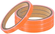 Nastro luminoso per scale e muri - 4 rotoli - 0,8 x 24 cm - Arancione - Decorazione per la casa con segnale di allarme