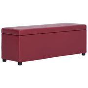 Panca con vano contenitore 116 cm similpelle bordeaux 02_0010978