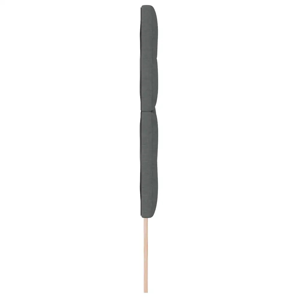 Testiera regolabile in altezza Grigio scuro 160 cm Tessuto 3337835