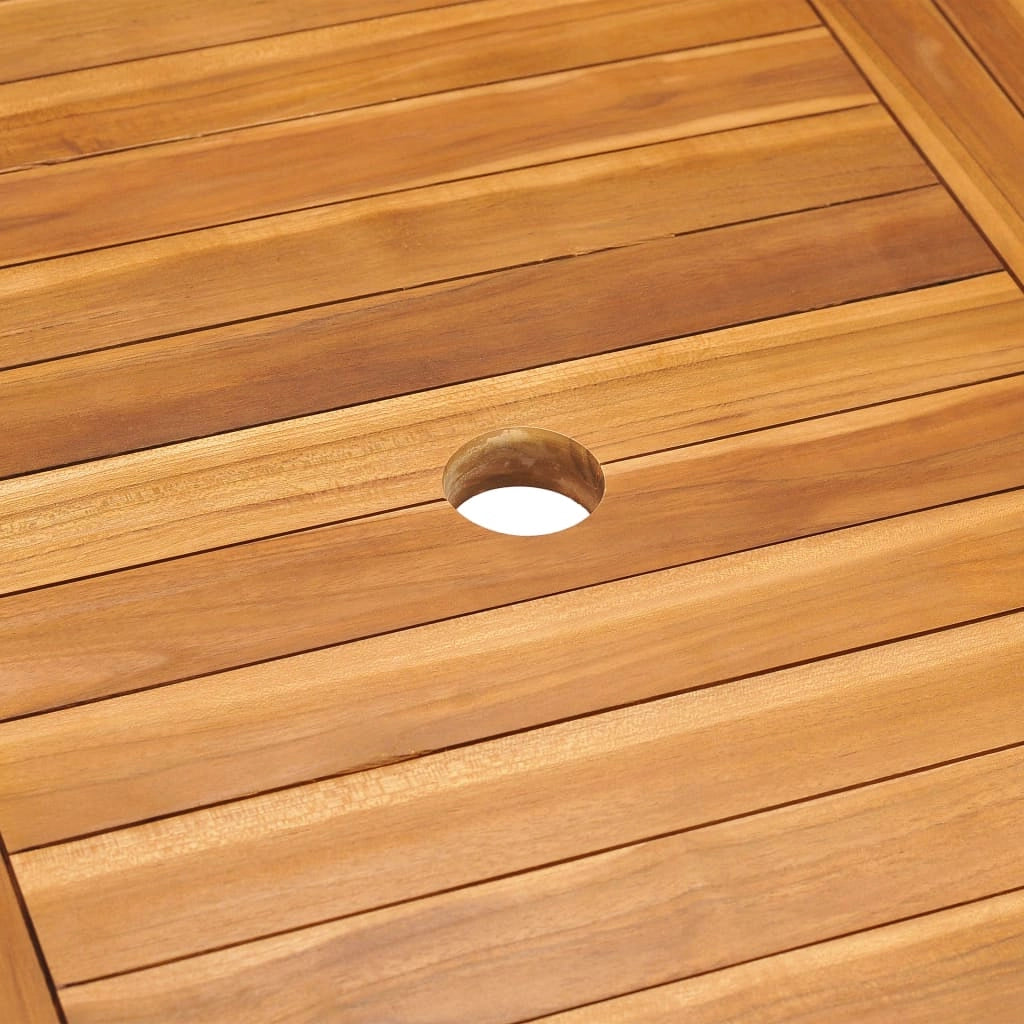 Set da pranzo da giardino per esterni da 9 pezzi in legno massello di teak 02_0014082