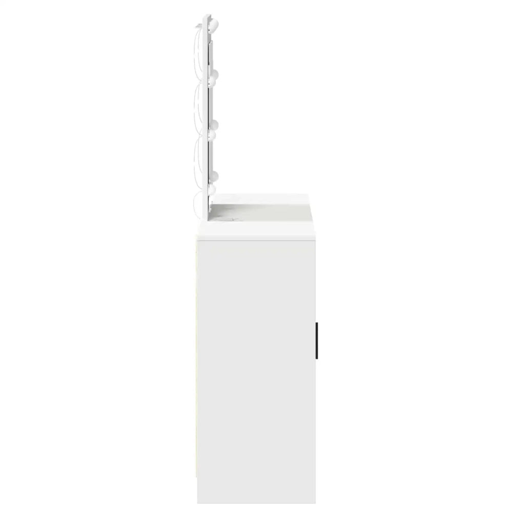 Toeletta | Tavolo da Trucco Bianco 102 x 33 x 135 cm Legno multistrato