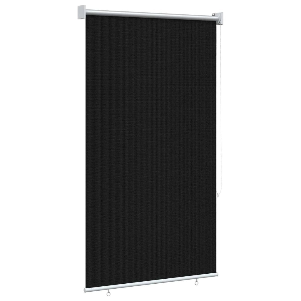Tenda a Rullo Esterno Blocco UV 90% Nero 80 x 230 cm HDPE 42036078