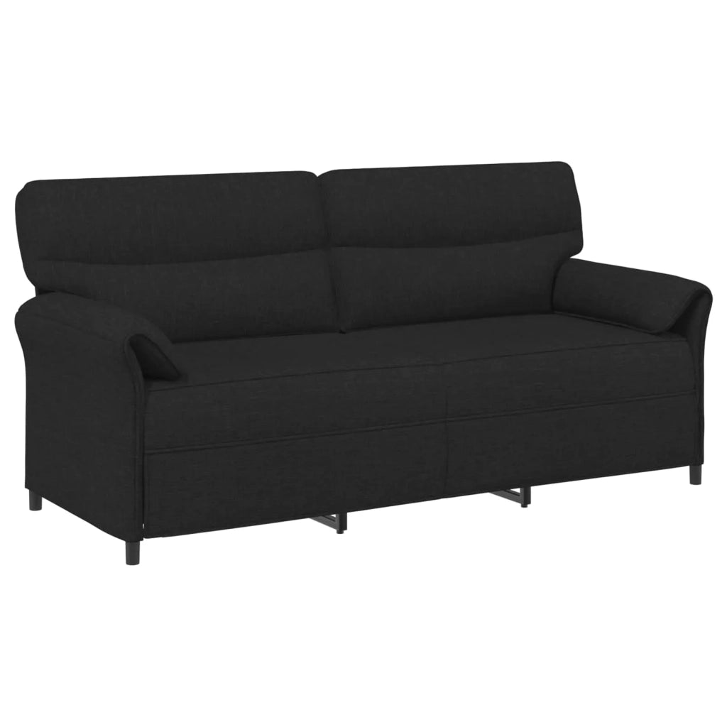 Set di divani 2 pz Nero Tessuto 3424873