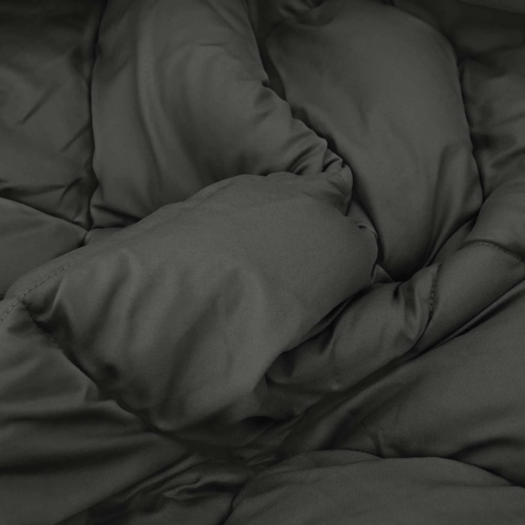 Duvet Estivo Antracite 220 x 200 cm Microfibra 42025412